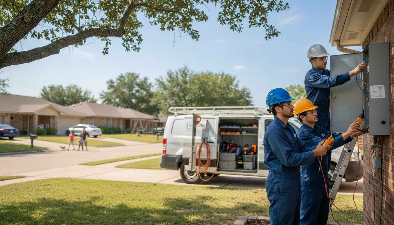 Certified electrician providing emergency electrical services in Sardis, MS